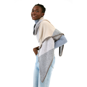 Châle en cachemire pur cachemire, vente en gros, écharpe Pashmina tricotée à la main, vente en gros, 2021, printemps 100% - Product Image 3