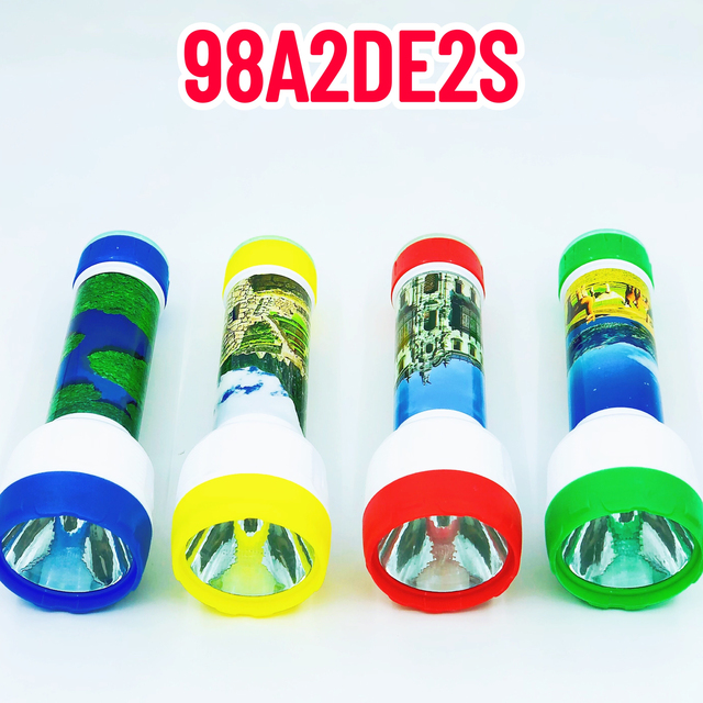 Panama's Best-selling LED 2D Plastic Flashlight Outdoor Camping Indoor Home Torch