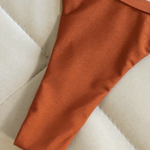 2025 New <b>Bikini</b> Solid Color Swimsuit Bandage Swimwear Sexy High Waist <b>Bikini</b> Beachwear - Product Image 4
