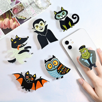 Promotionele op maat gemaakte acryl pins met fruit-/mode-/dierenthema, thermisch bedrukt, mobiele telefoon accessoires