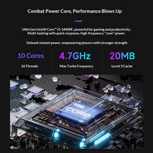 <span class=keywords><strong>PC</strong></span> para Juegos ASUSs Full Suite 14.ª Generación I5 14400F RTX 5060, Nueva Carcasa Neptune EVO para Delta Operations, Sistema de Escritorio Preconstruido - Product Image 3