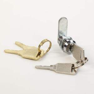 Cilindro de Liga de Zinco Zincado D12x16/20 à Prova d'Água com Chave Igual para Caixa de Ferramentas Mini com Fechadura <span class=keywords><strong>Cam</strong></span> MS403-20 ROHS - Product Image 4