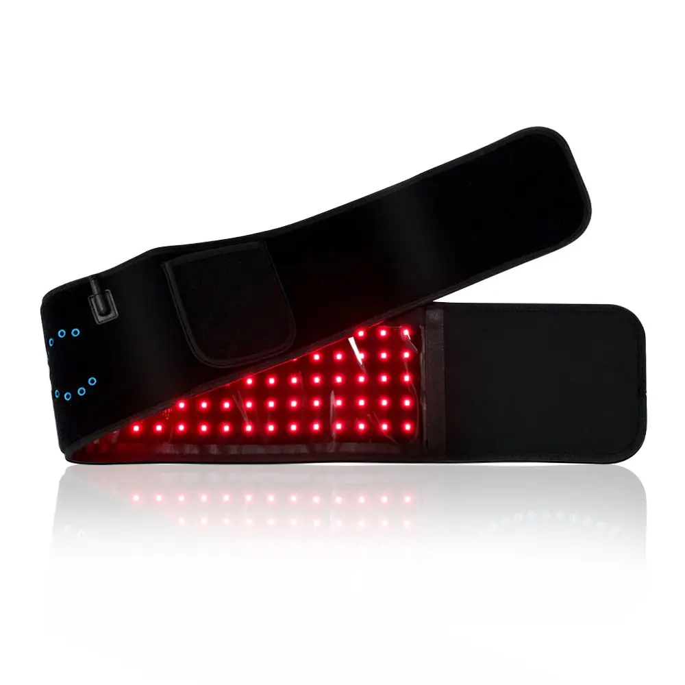 Super abordable 660Nm 850nm lumière led rouge et infrarouge soulagement de la douleur musculaire thérapie par la lumière LED enveloppe la ceinture de lumière led