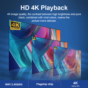 H96 MAX Amlogic S905 Quad Core 4K Streaming Device Internet Media Player <span class=keywords><strong>Ott</strong></span> USB Android 14 Pro pour <span class=keywords><strong>TV</strong></span> Stick Ethernet - Product Image 4