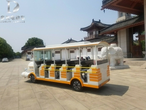 Train touristique de haute qualité, style vintage, commandes simples, OEM, pour <span class=keywords><strong>village</strong></span> de vacances, parc d'attractions - Product Image 2
