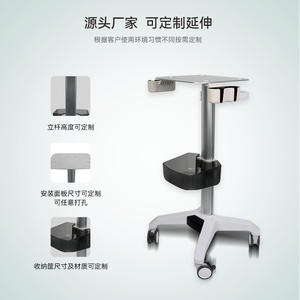 รถเข็นแพทย์ Promax MB102 ขนาด 950x495x495 มม. ทำจากอลูมิเนียมอัลลอย ปรับความสูงได้ พร้อมล้อ 5 ล้อ - Product Image 5