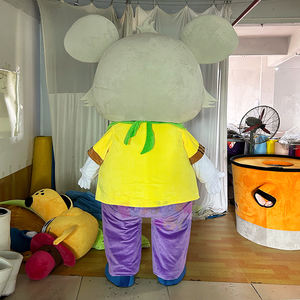 Adorable Disfraz de Ratón Mascota, Traje de Peluche de Alta Calidad para Marketing de Marca y Entretenimiento - Product Image 4