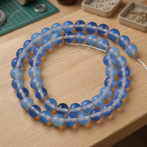 ลูกปัดโอปอลไลท์ขนาด 8 มม. แบบขายส่ง รุ่น BNFXYZ-858 สำหรับทำเครื่องประดับ DIY สร้อยข้อมือ สร้อยคอ ต่างหู - Product Image 1