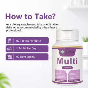 Wholesale Private Label Men Multivitamin Tablets Energy Boost Supplement Complex Vitamins And Minerals Supplement For Men - Product Image 6