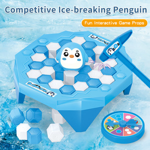 Mini rompighiaccio pinguino salva il piccolo pinguino che batte il ghiaccio gioco giocattolo da tavolo interattivo genitore-bambino - Product Image 2