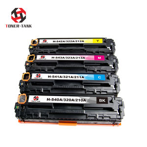 Cartouche de toner couleur compatible TONER-TANK HP 125A CB540A <span class=keywords><strong>CB541A</strong></span> CB542A CB543A pour imprimante laser couleur CP1213 CP1214 CP1215 CP1216 - Product Image 1