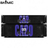 Amplificateur de puissance professionnel en métal à 2 canaux Factory Pro CA Series K2 2U-3U avec une sortie de 10000W pour les performances et l'utilisation en studio