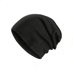 Gorro de Punto Cálido de Invierno de Algodón, Unisex, Clásico, con Puño Elástico, Estilo Casual - Product Image 1