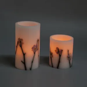 Высокое качество, широко используемые Ароматические восковые свечи, подарочные наборы с сушеными цветами