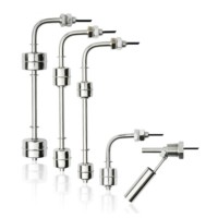 10w 50w 70w contrôle de flotteur de niveau de liquide multipoint à point unique en acier inoxydable M8 M10 M12 interrupteur de capteurs de flotteur magnétique à filetage