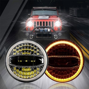 MS-1088WY Conjunto de Faros LED de 7'' para Jeep Wrangler <span class=keywords><strong>TJ</strong></span> 1997-2006 de 2 Puertas, Sistema de Iluminación con Luces Altas/Bajas, Accesorios - Product Image 1