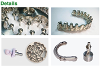 Machine de fraisage dentaire 5 axes haute précision M600 pour bridges d'implants complexes et localisateurs de filetage en titane