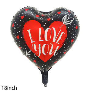 50 Palloncini 'Ti Amo' da 18 Pollici, Palloncini a Cuore Rosso in Foil per Lui/Lei, Decorazione per Matrimonio, Anniversario, Compleanno - Product Image 2