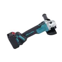 Meuleuse d'angle électrique portative rechargeable 21V 100/125 mm, petite machine de découpe sans balais à batterie au lithium avec interrupteur