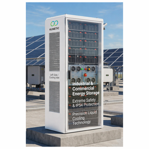 KUNETIC <span class=keywords><strong>HEIB</strong></span> 100kW 241kWh Flüssigkeitsgekühltes Netzgekoppeltes Energiespeichersystem-Schrank für Kommerzielle und Industrielle Solarprojekte zur Spitzenlastreduzierung - Product Image 3