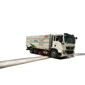 vacuum sweeper truck industrial garbage container instruction of use