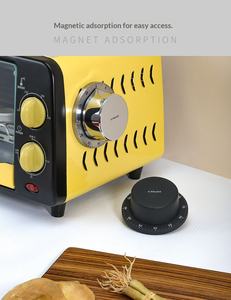 Reloj Despertador Mecánico al por Mayor, Temporizador Magnético de Cocina de Acero Inoxidable, Recordatorio para Hornear, para Aprender a Gestionar el Tiempo - Product Image 3