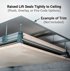 ชุดยกห้องใต้หลังคา | ลิฟต์ใต้หลังคาไฟฟ้าและแบบแมนนวลเพื่อง่ายต่อการจัดเก็บในที่ค่าใช้จ่าย - Product Image 3