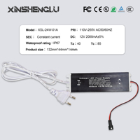 Transformador de Alimentación Conmutada LED Impermeable IP55 de 24W, 12V 3A, AC100-240V, para Iluminación, Suministro Directo de Fábrica