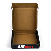 Boîte d'emballage en carton imprimé sur mesure, carton pliable noir pour kits de réparation sportifs, accessoires et produits de vente au détail