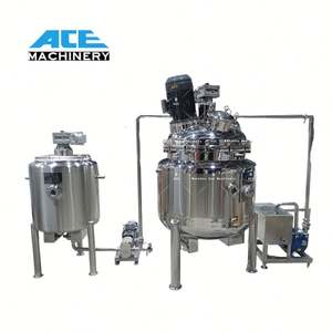 Tanque Mezclador de Cosméticos de Doble Pared con Agitador, 100L 200L, para Mezclar Líquidos - Product Image 5