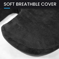 Coussin en mousse à mémoire pour chaise de bureau siège de voiture avion pour les employés de bureau assis longtemps coussin de siège de conducteur de voiture