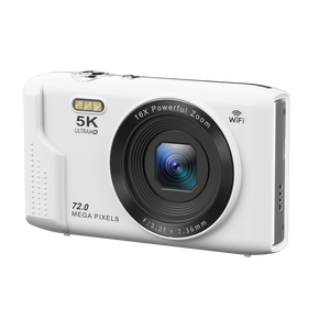 5K HD डिजिटल कैमरा छात्र परिसर किशोर वयस्क शुरुआती के लिए फ्लैश लाइट के साथ रेट्रो cd कैमरा - Product Image 3