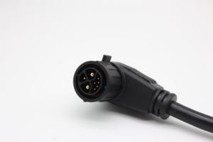 Connecteur <span class=keywords><strong>de</strong></span> charge <span class=keywords><strong>de</strong></span> <span class=keywords><strong>batterie</strong></span> au lithium 30A/60A pour moto électrique et vélo électrique Jbocnt New Energy, M25 IP67 étanche, carré, nylon 8P - Product Image 5