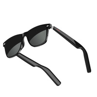 Gafas de Sol Inteligentes E10 - Anti-Luz Azul y Reflejos para Reproductor de Música, Entretenimiento AV, Puede Hablar y Escuchar, Diseño Moderno, Color Negro