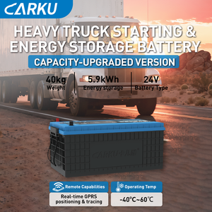 Fournisseur en gros de batteries, batterie au lithium sans entretien 24V 230AH, batterie de voiture avec télécommande - Product Image 3