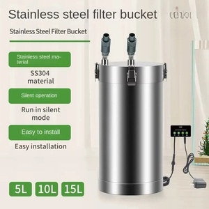 Filtro Esterno in Acciaio Inox da 5/10/15L con Pompa Integrata per Circolazione dell'Acqua in <span class=keywords><strong>Acquari</strong></span> Speciali - Product Image 2