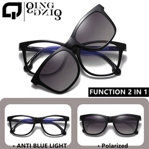 Gafas <span class=keywords><strong>de</strong></span> <span class=keywords><strong>Sol</strong></span> con Clip Magnético <span class=keywords><strong>para</strong></span> Mujer, Elegantes, TR90, Polarizadas TAC, Protección UV, Bloqueo <span class=keywords><strong>de</strong></span> Luz Azul <span class=keywords><strong>para</strong></span> Interiores y Exteriores, <span class=keywords><strong>para</strong></span> Juegos <span class=keywords><strong>de</strong></span> Computadora, Anti-<span class=keywords><strong>Sol</strong></span> - Product Image 3