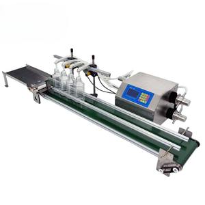 多機能4ノズル自動液体充填機小型計量 & コンベヤー用飲料用ガラス包装純水 - Product Image 2