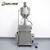 Machine de remplissage pour bouteilles d'eau, ml, Semi-automatique, à température constante, avec mélangeur pour liquide à haute viscose, appareil de remplissage d'huile