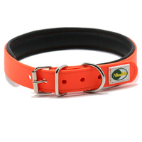 Collier pour chien de sport d'extérieur de petite taille, à dégagement rapide, texture gaufrée, plastique PVC enduit, motif solide pour l'entraînement et la marche/le jeu