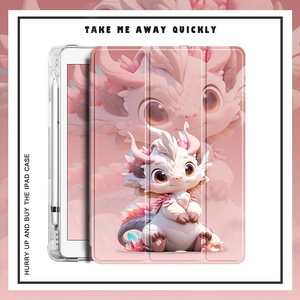 For 2024 for Xiaoxin <strong>Pad</strong> Plus Protective case 11inch Pro Tri-fold 10.6 for Tablet 6 Pro Cartoon Design - Product Image 3