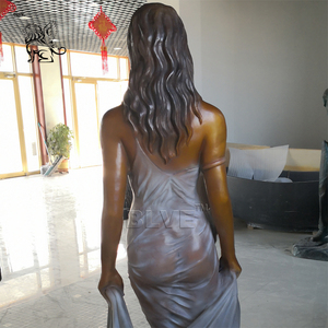 BLVE <span class=keywords><strong>Scultura</strong></span> in Bronzo di <span class=keywords><strong>Donna</strong></span> Nuda a Grandezza Naturale, Arte Decorativa Moderna per Giardino - Product Image 6