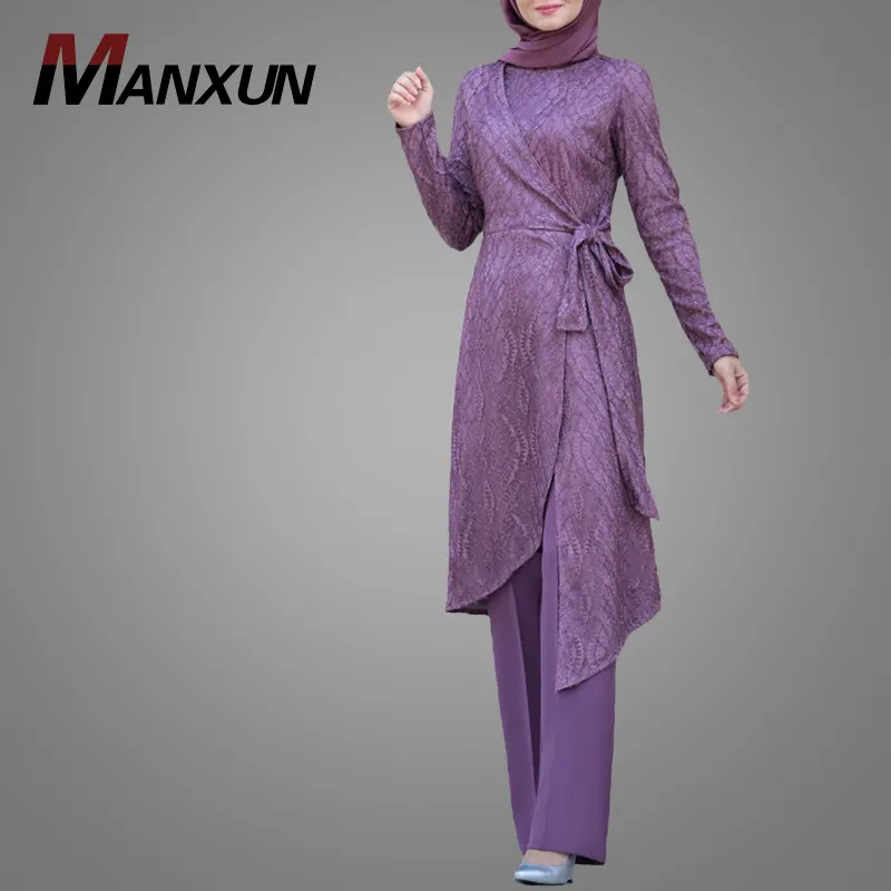 Modern Style Women Blouse Suit Baju Kurung Muslimah Top für Casual Top Sale Islamic Clothing