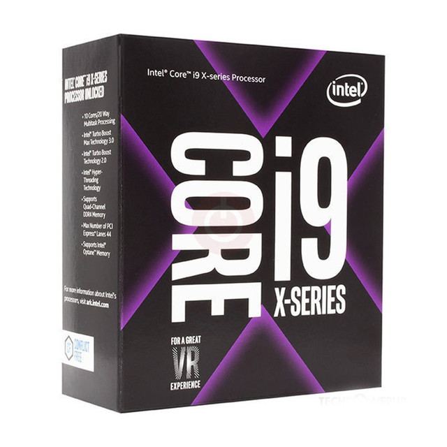 Intel Core I9 7900X Desktop Processor 10 Cores up to 3.3 GHz 140W DDR4 Memory CPU Supports X299 Motherboard Socket 2066