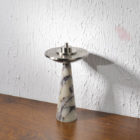 Brûleur à encens Mabkhara en marbre personnalisé, pierre naturelle, brûleur à oud arabe pour la décoration d'hôtels, de villas et de salons de thé