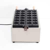 Nouvelle machine à mini-baguettes mécanique commerciale Delbosen, machine à crêpes électrique à commande tactile, grill antiadhésif pour boules de takoyaki, snack