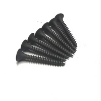 Vis à cloison sèche en acier phosphaté noir M3.5/4.2 à tête fraisée, vis autotaraudeuse métrique à tête trompette pour cloison sèche