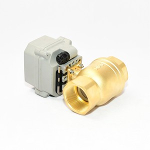 วาล์วบอลไฟฟ้า Tonhe DN40 เกลียวทองเหลือง 4 นิ้ว แบบสองทาง สำหรับควบคุมน้ำและอากาศ - Product Image 1
