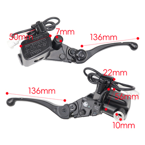 Pièces et accessoires pour moto, directement d'usine : Pompe <span class=keywords><strong>de</strong></span> frein hydraulique gauche/droite, Disque <span class=keywords><strong>de</strong></span> frein 10mm, Support <span class=keywords><strong>de</strong></span> rétroviseur supérieur, Levier d'embrayage 22mm - Product Image 5