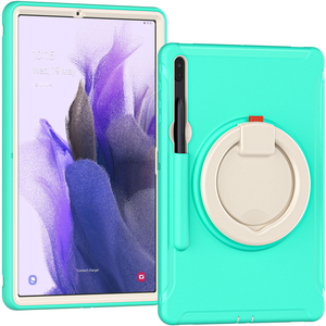เคสฝาครอบแท็บเล็ต TPU,พร้อมช่อง S Pen สำหรับ <span class=keywords><strong>Samsung</strong></span> <span class=keywords><strong>Galaxy</strong></span> <span class=keywords><strong>Tab</strong></span> <span class=keywords><strong>S7</strong></span> <span class=keywords><strong>FE</strong></span> <span class=keywords><strong>5G</strong></span> S8 Plus <span class=keywords><strong>S7</strong></span> Plus 12.4นิ้ว - Product Image 2
